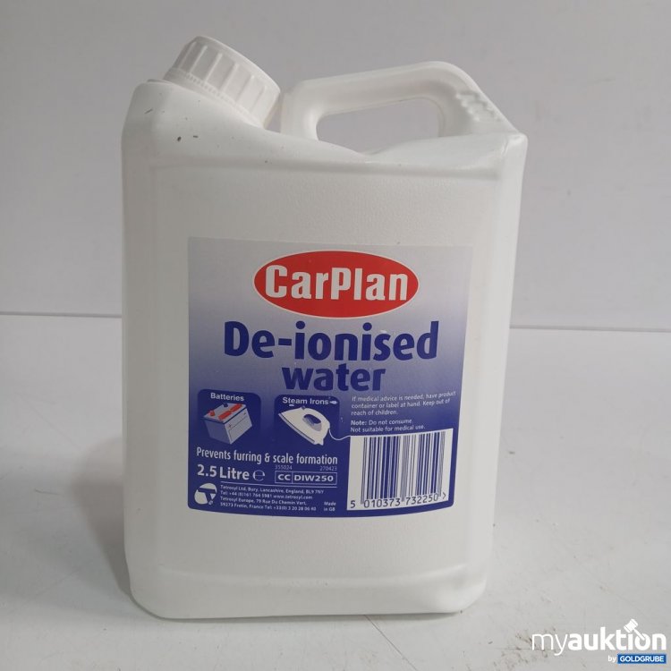 Artikel Nr. 953057: CarPlan De-ionised water 2.5 L