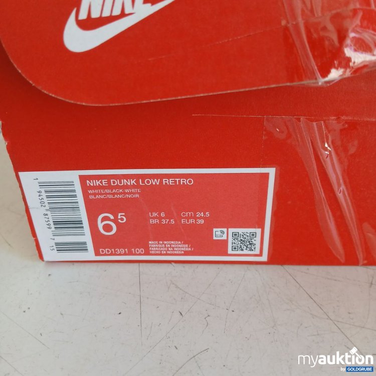 Artikel Nr. 955057: Nike Dunk Low Retro Schwarz/Weiß Sneaker