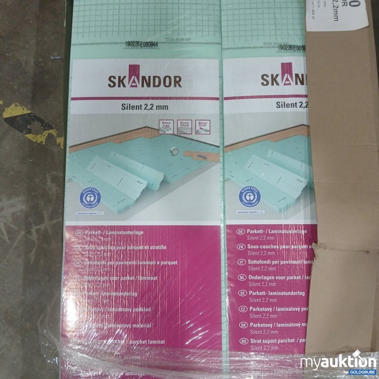 Artikel Nr. 468058 Artikel Nr. 468058: Skandor Parkett- Laminatunterlage Silent 2,2 mm 5,8 q.m