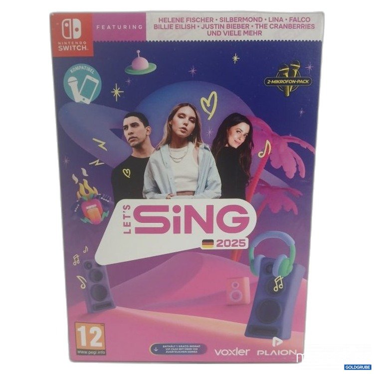 Artikel Nr. 469058 Artikel Nr. 469058: Nintendo Switch Let's Sing 2025 2-Mikrofon-Pack