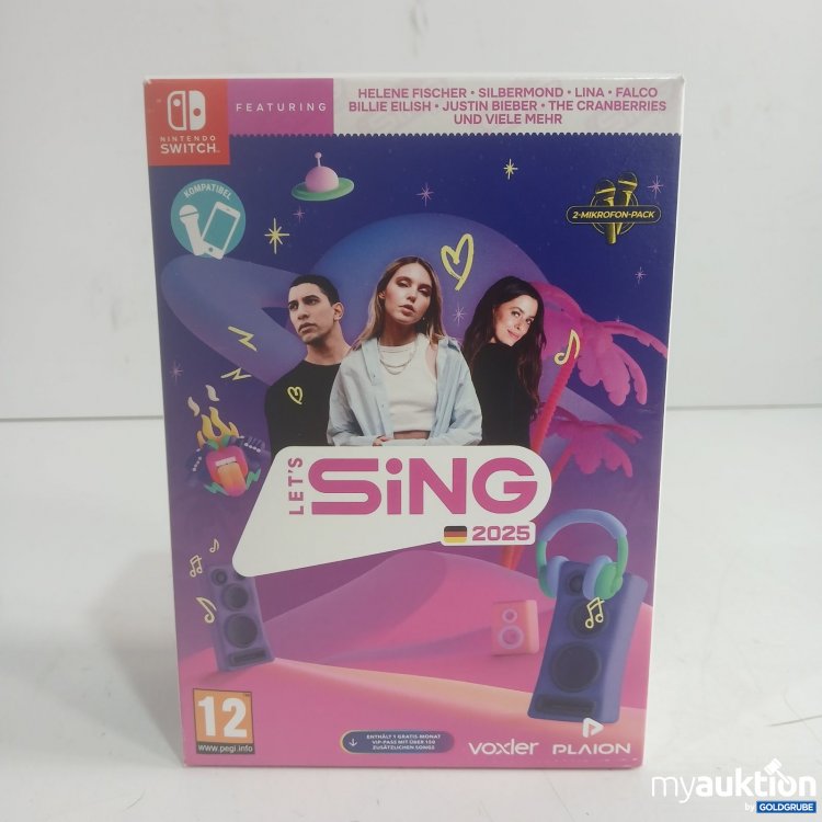 Artikel Nr. 469058 Artikel Nr. 469058: Nintendo Switch Let's Sing 2025 2-Mikrofon-Pack