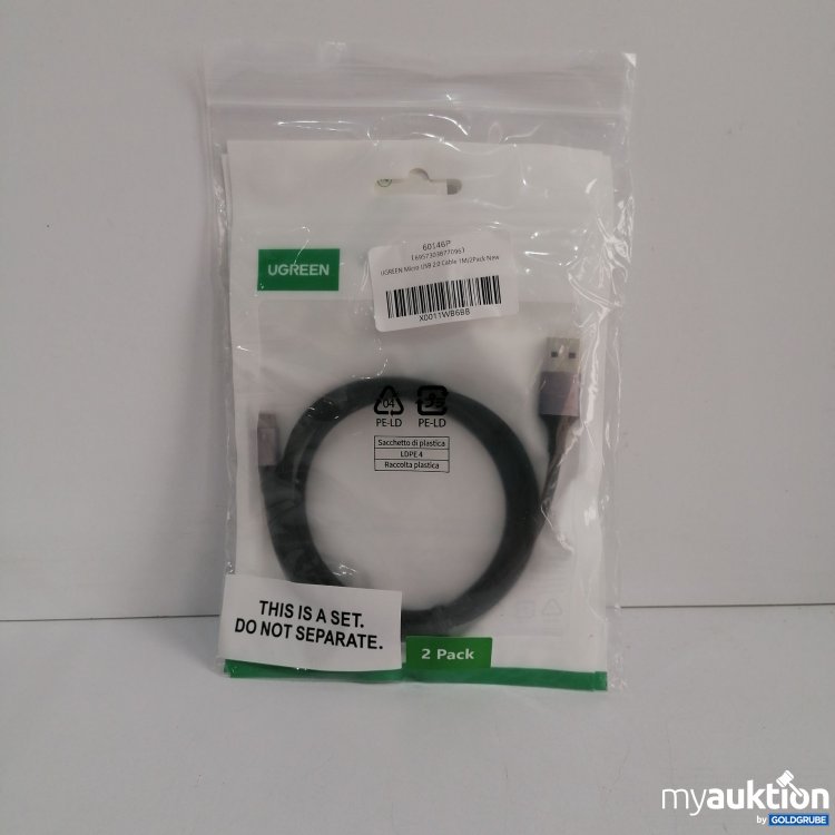 Artikel Nr. 826058: Ugreen Micro USB 2.0 Cable, 2 Pack 