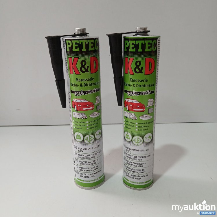 Artikel Nr. 835058: Petec K&D Karosserie Klebe-& Dichtmasse 2x 310ml 