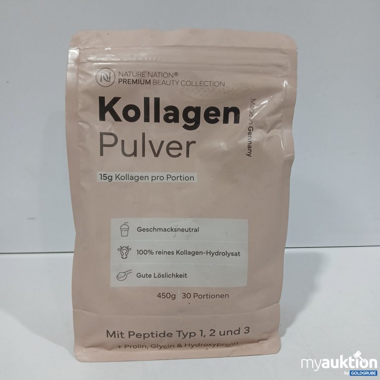 Artikel Nr. 869058 Artikel Nr. 869058: Nature Nation Kollagen Pulver 450g
