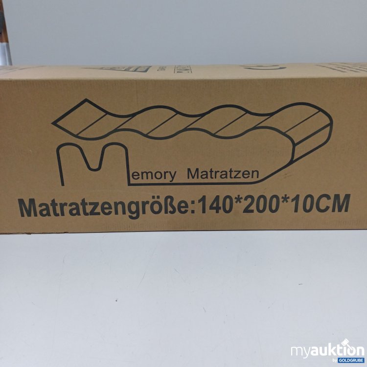 Artikel Nr. 897058: Memory Matratzen 140x200x10cm, schwarz