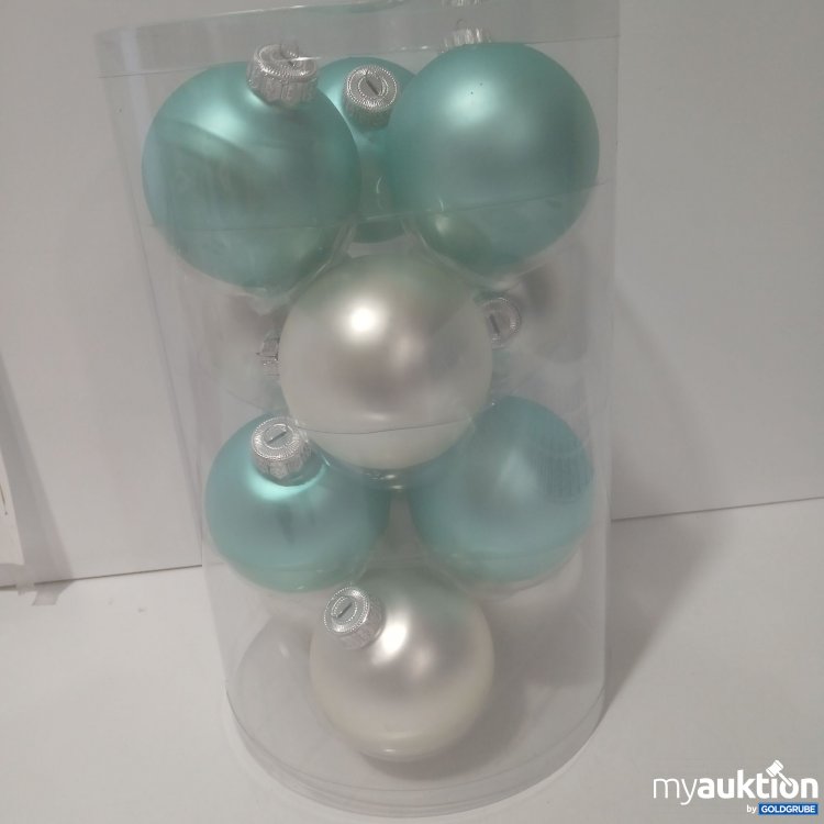 Artikel Nr. 912058 Artikel Nr. 912058: Weihnachtskugeln Türkis/Silber