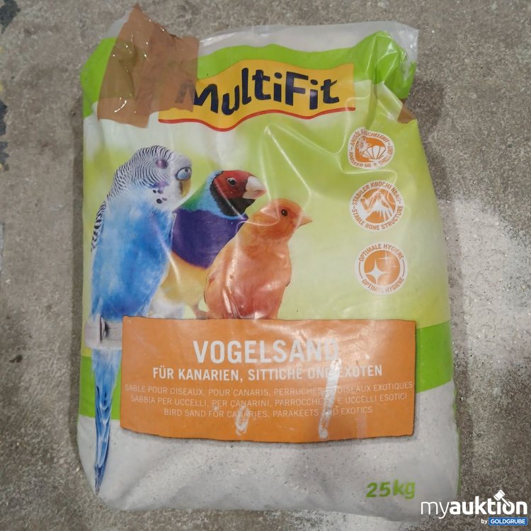 Artikel Nr. 954058 Artikel Nr. 954058: multiFit Vogelsand für Kanarien, Sittiche und Exoten 25 kg