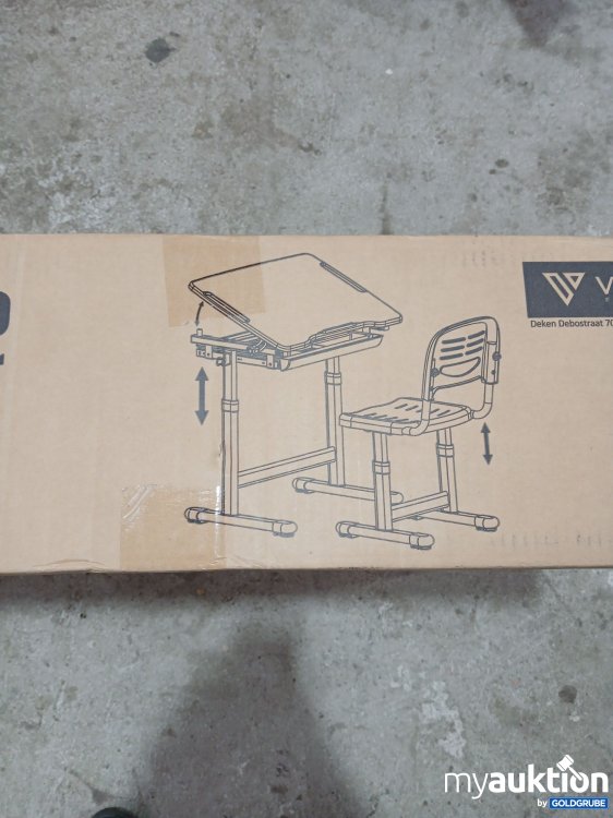 Artikel Nr. 960058:  VIPACK Healthy Ergo Study Desk & Chair  CLBU201 Blau 