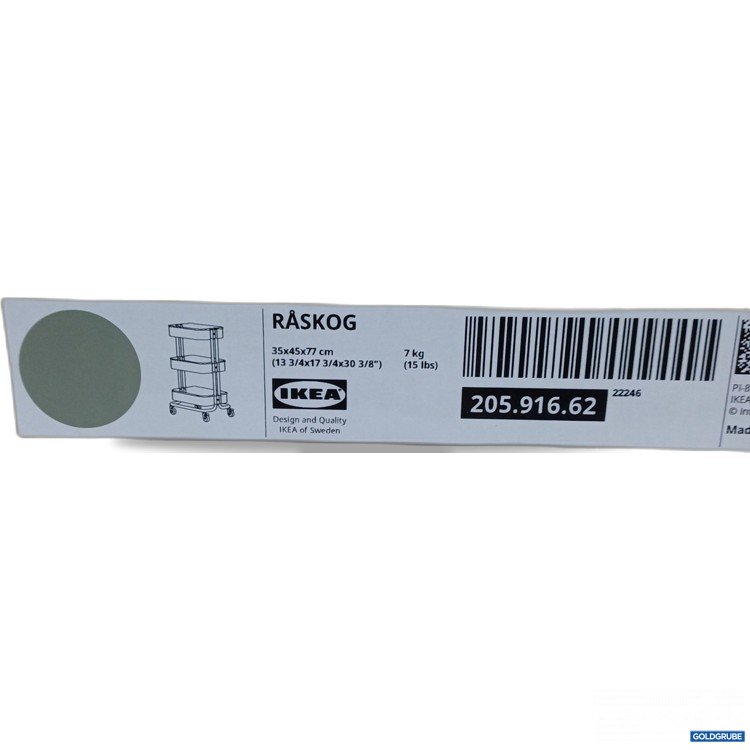 Artikel Nr. 961058: Ikea Råskog 35x45x77cm grün 205.916.62 