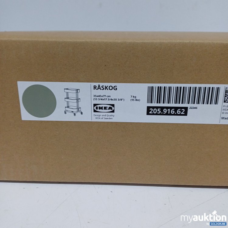 Artikel Nr. 961058: Ikea Råskog 35x45x77cm grün 205.916.62 