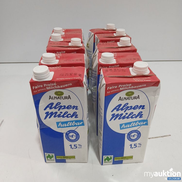 Artikel Nr. 963058: Alnatura Alpen Milch haltbar 1,5% Fett 10x1l 