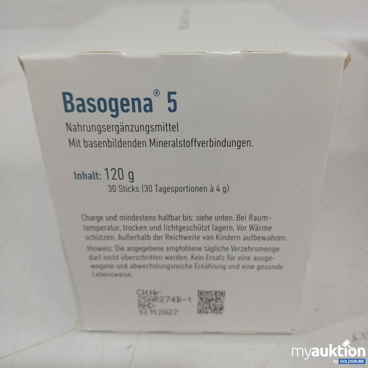 Artikel Nr. 971058 Artikel Nr. 971058: Biogena Basogena 5 Nahrungsergänzungsmittel 120g