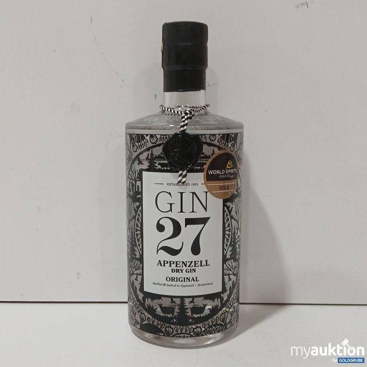 Artikel Nr. 972058: GIN 27 Appenzell Dry Gin Original, 0,7L