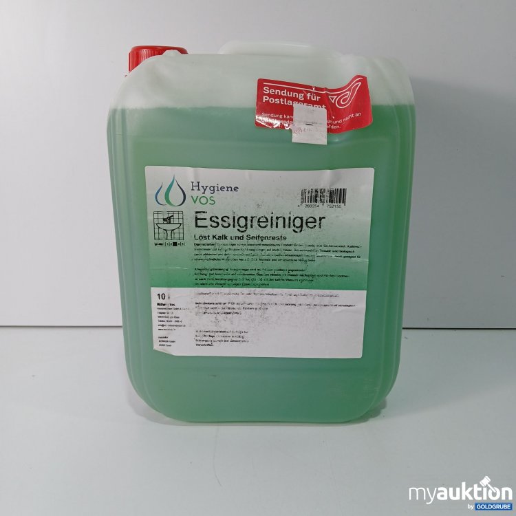 Artikel Nr. 794059 Artikel Nr. 794059: Hygiene Vos Essigreiniger 10l
