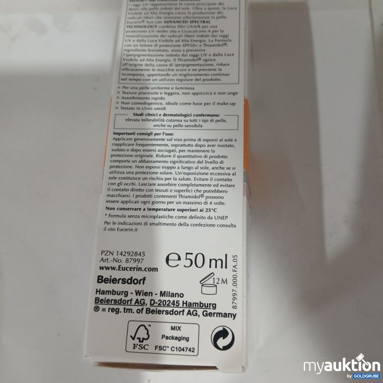 Artikel Nr. 918059: Eucerin Pigment Control Face Sun Fluid 50+