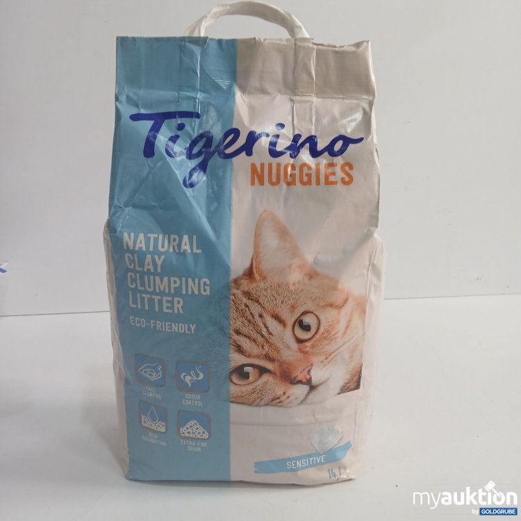 Artikel Nr. 951059: Tigerino Nuggies Natural Clay clumping litter sensitive 14L