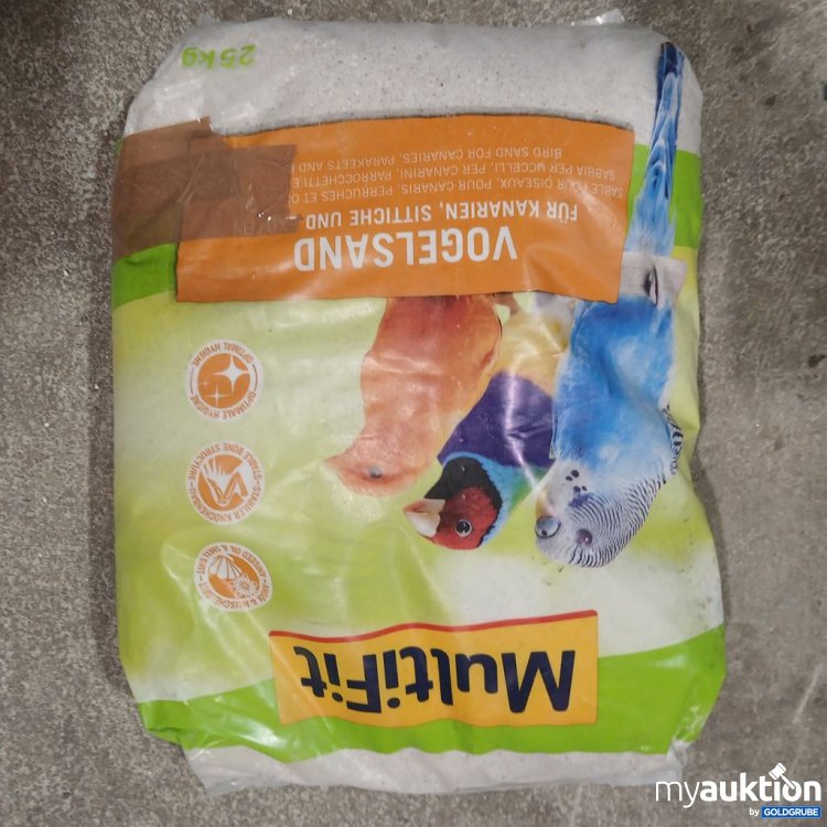 Artikel Nr. 954059 Artikel Nr. 954059: Multifit Vogel-Sand für Kanarien, Sittiche und andere Vögel 25kg