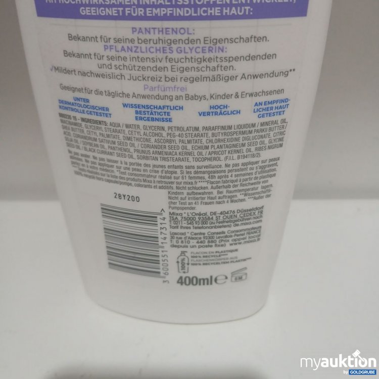 Artikel Nr. 982059 Artikel Nr. 982059: Mixa Panthenol Comfort body balm