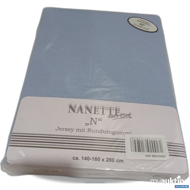 Artikel Nr. 983059: Nanette Spannbetttuch 140-160x200cm blau