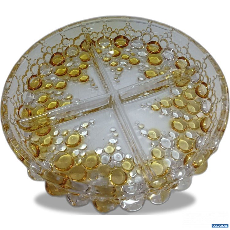 Artikel Nr. 998059 Artikel Nr. 998059: Diverse Glasschale mit 4 Abteilungen ca 22x4,5cm