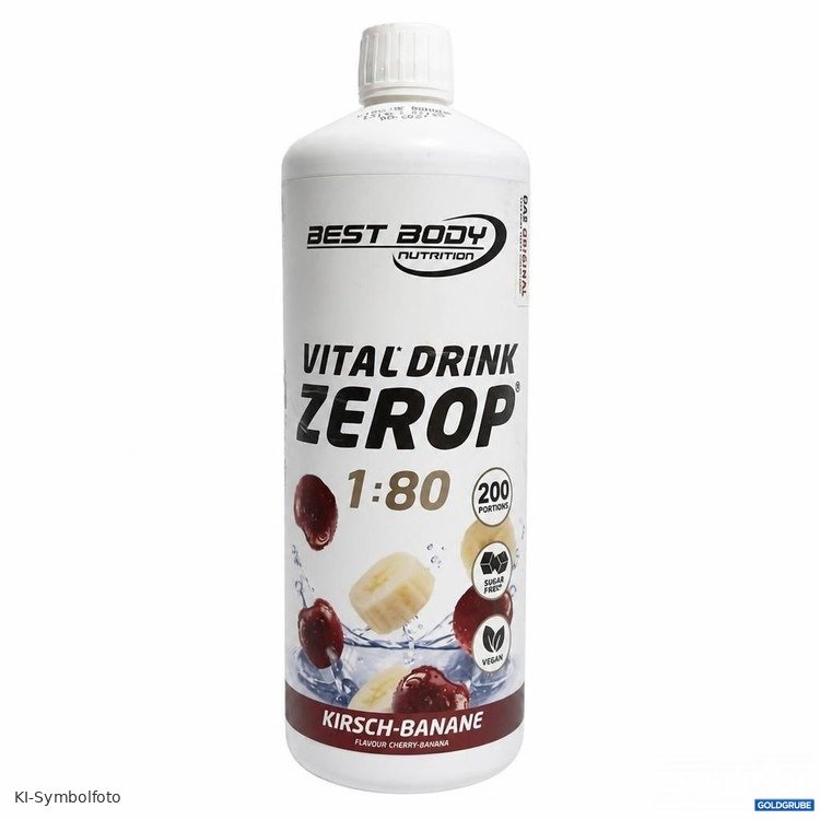 Artikel Nr. 465060: Best Body Nutrition Vital Drink Zerop Kirsch-Banane 1L