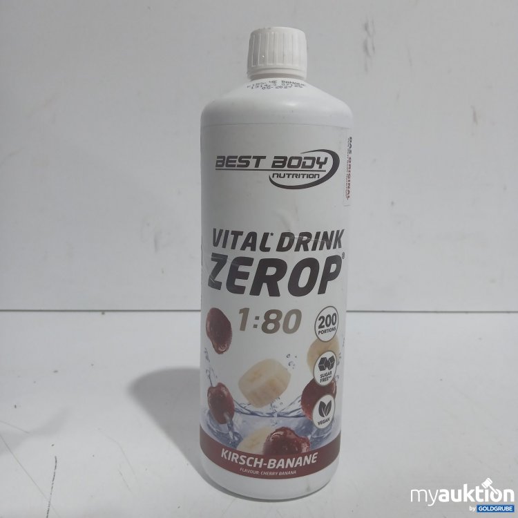 Artikel Nr. 465060: Best Body Nutrition Vital Drink Zerop Kirsch-Banane 1L