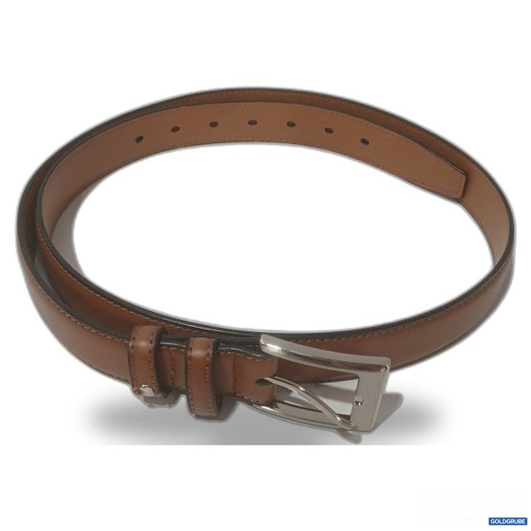 Artikel Nr. 468060 Artikel Nr. 468060: Ledergürtel mit Dornschließe braun ca 125cm