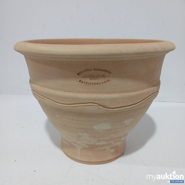 Artikel Nr. 472060 Artikel Nr. 472060: Handmade in Creta Blumentopf aus Ton