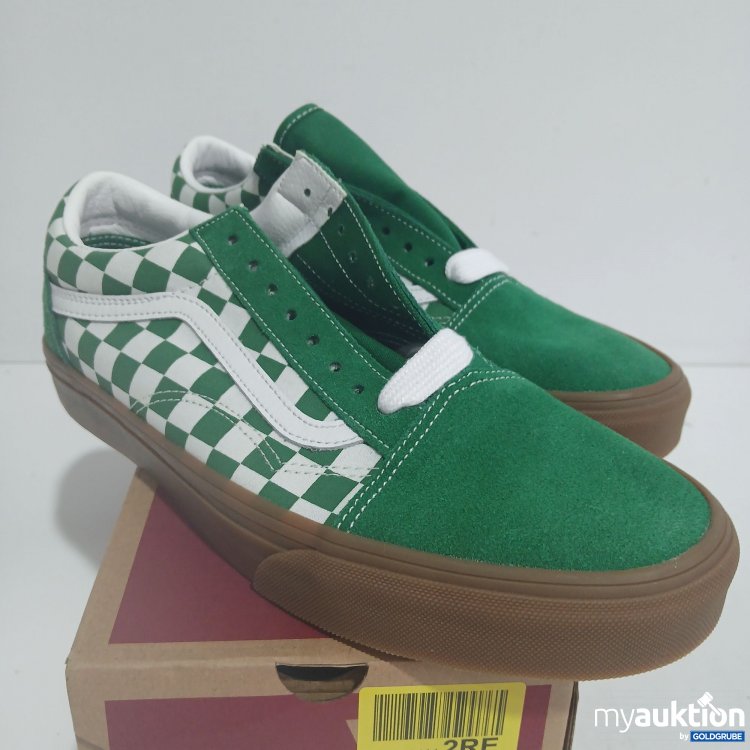 Artikel Nr. 519060: Vans of the Wall Old Skool Fat Lace Checker Green 