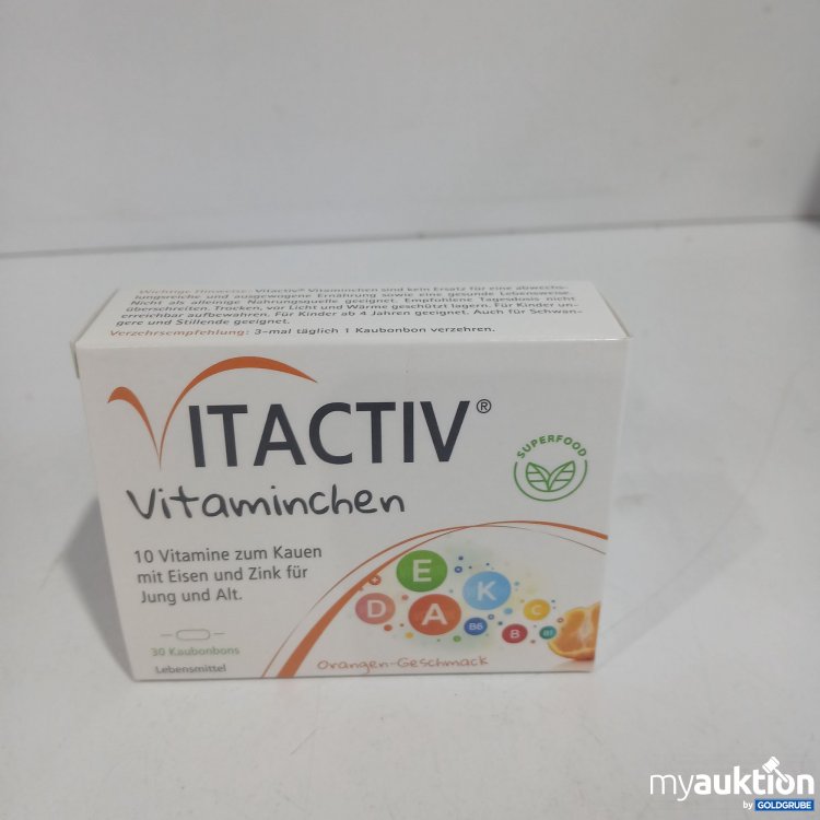 Artikel Nr. 845060: Vitactiv Vitaminchen 30 Kaubonbons 129g