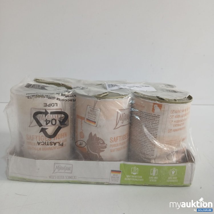 Artikel Nr. 858060 Artikel Nr. 858060: Mjamjam Katzenfutter saftiges Huhn 6x400g