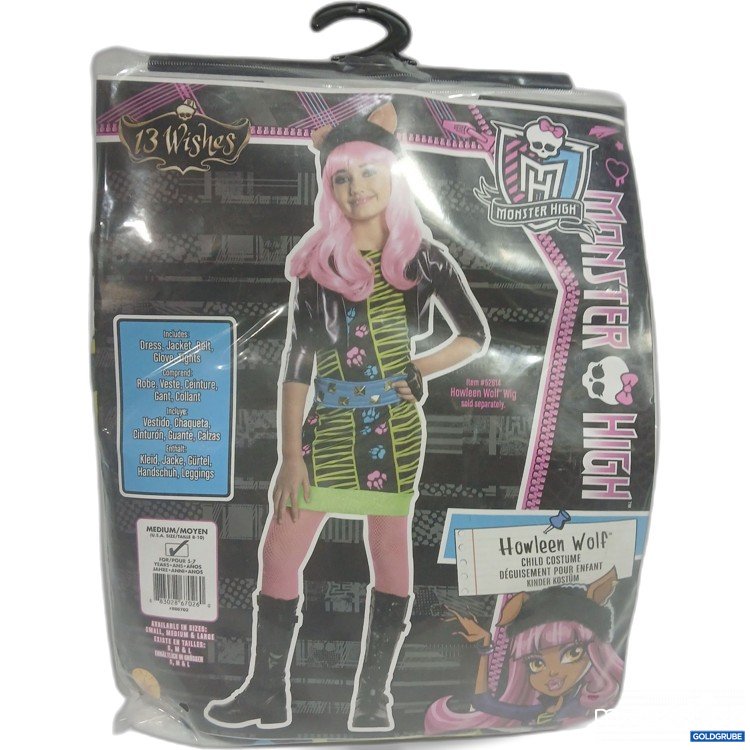 Artikel Nr. 929060: Monster High Kinder Kostüm Howleen Wolf 