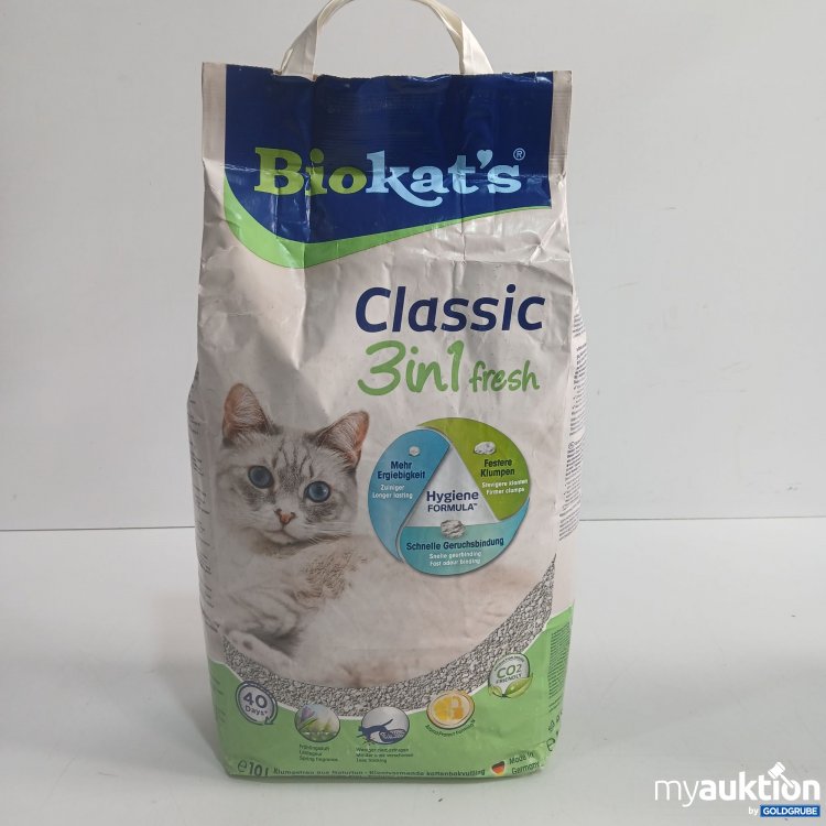 Artikel Nr. 951060: Bio Kats 3in1 fresh Katzenstreu 10L