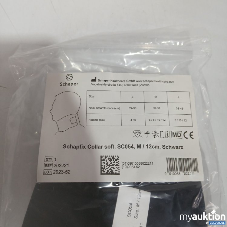 Artikel Nr. 958060: Schaper Schapfix Collar soft M/12cm schwarz 