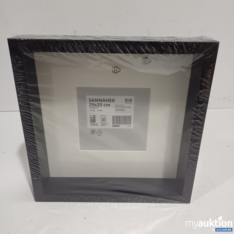 Artikel Nr. 961060: Ikea Sannahed Bilderrahmen 25x25cm schwarz 