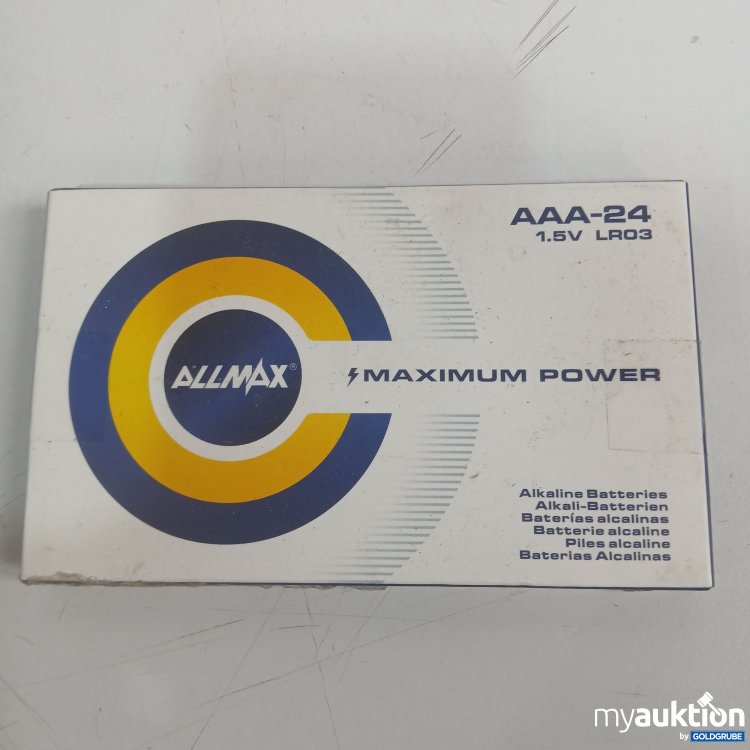Artikel Nr. 981060 Artikel Nr. 981060: Allmax AAA 24Pack