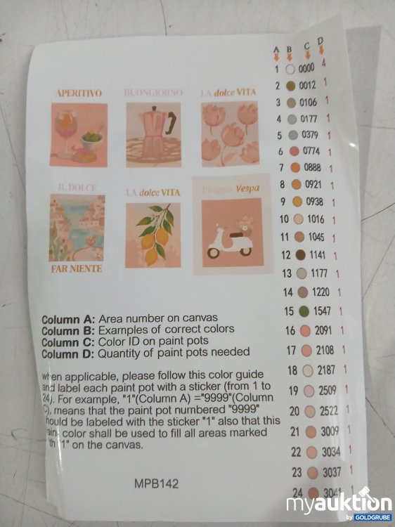 Artikel Nr. 995060 Artikel Nr. 995060: Malen nach Zahlen