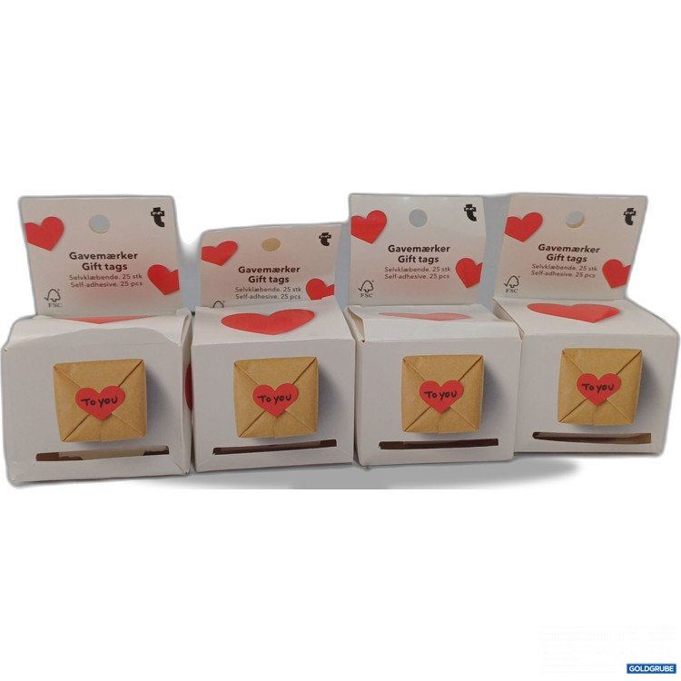 Artikel Nr. 996060 Artikel Nr. 996060: Gift tags 4x25stk herz rot