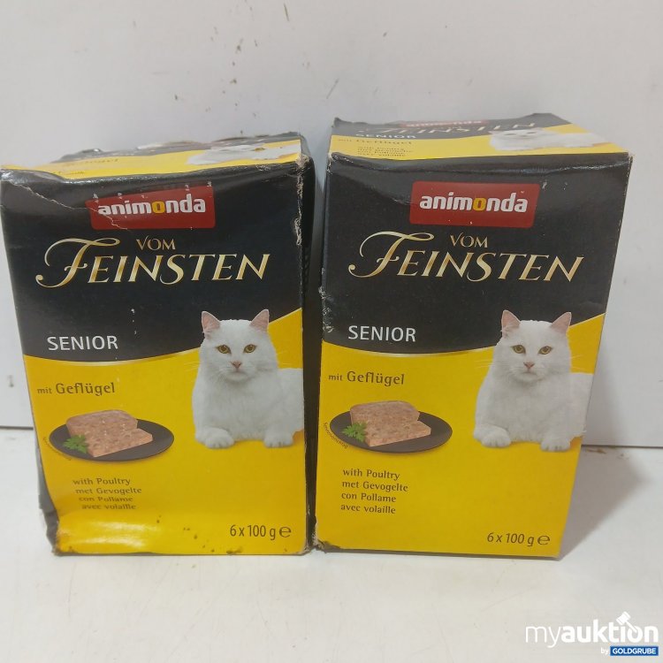 Artikel Nr. 466061: Animonda 2 Packungen Vom Feinsten Senior Katzenfutter 
Geflül 2x 6x100g