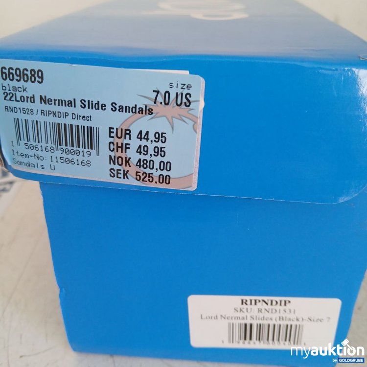 Artikel Nr. 955061: RIPNDIP Lord Nermal Slide Sandals Schwarz