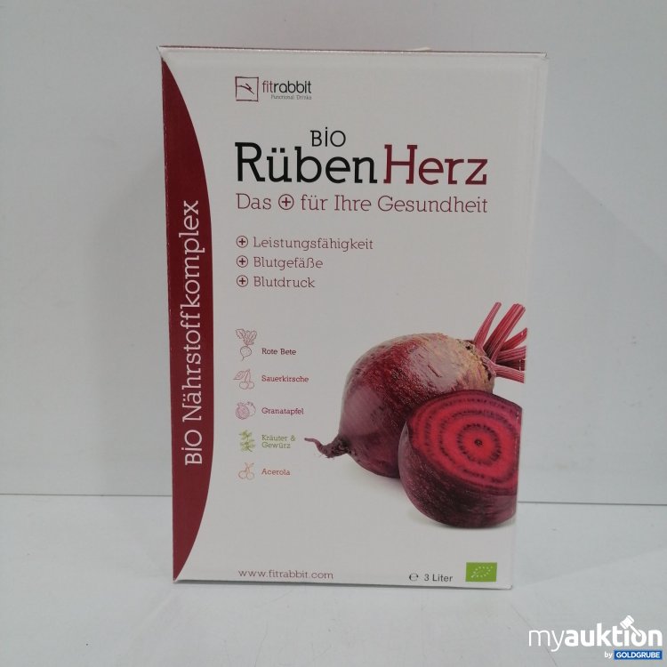 Artikel Nr. 836062 Artikel Nr. 836062: Fitrabbit Bio Rüben Herz 3L