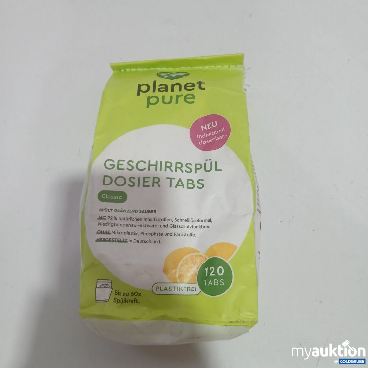 Artikel Nr. 851062 Artikel Nr. 851062: Planet Pure Geschirrspül Dosier 120 Tabs