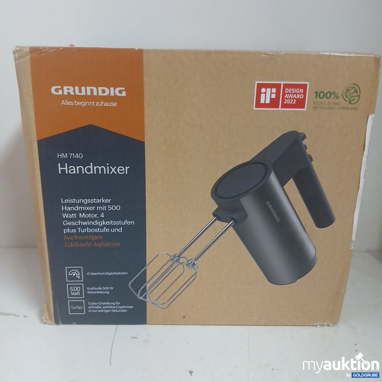 Artikel Nr. 875062: Grunding Handmixer HM 7140 500 Watt