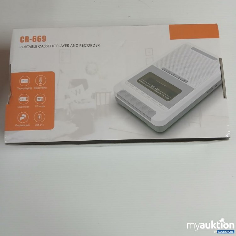 Artikel Nr. 922062: CR 669 Portable Cassette Player and Recorder