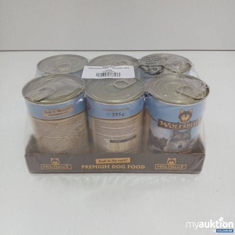 Artikel Nr. 852063: Wolfsblut Hundefutter Cold River Forelle + Suesskartoffeln 6x395g