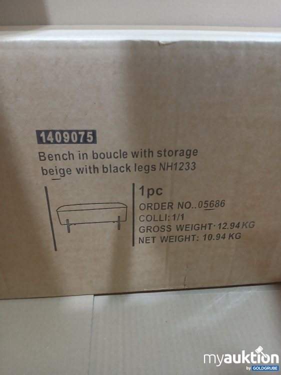 Artikel Nr. 900063 Artikel Nr. 900063: House Nordic Bench in boucle with storage 1409075