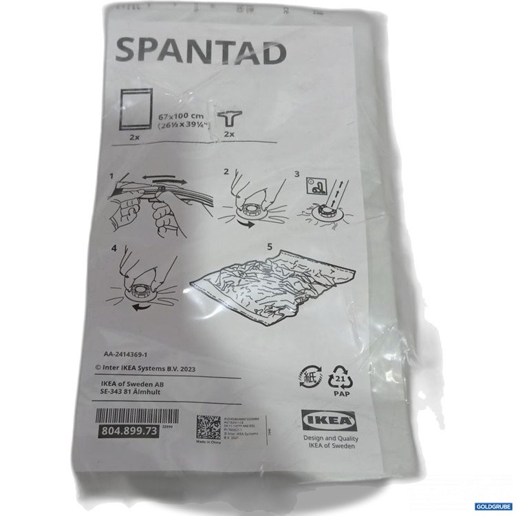 Artikel Nr. 904063: IKEA SPANTAD 67x100 cm 2 Stück