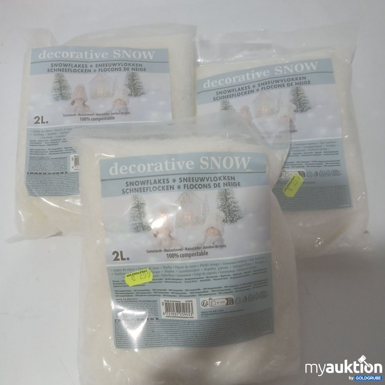 Artikel Nr. 912063 Artikel Nr. 912063: Dekoschnee 2L je 3Stk
