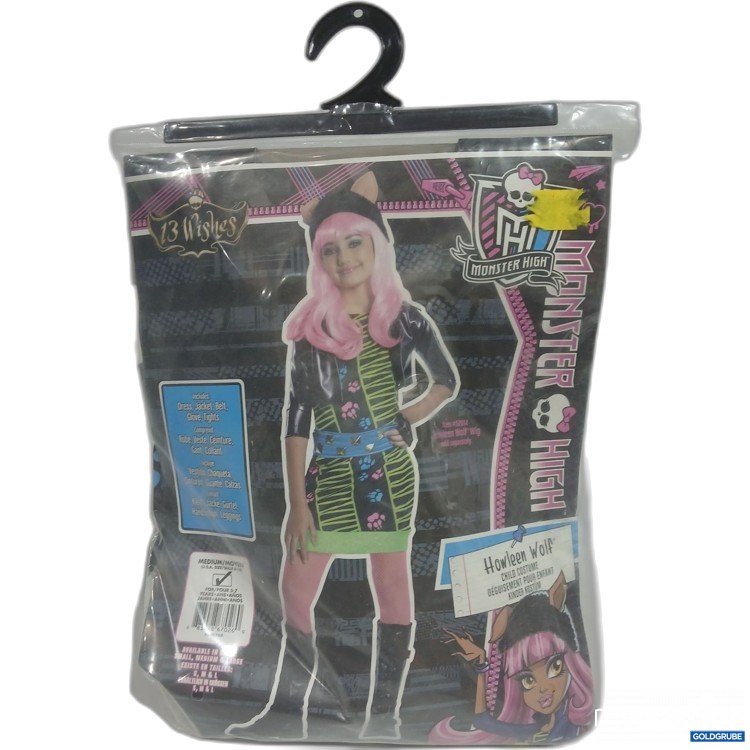 Artikel Nr. 929063: Monster High Kinder Kostüm Howleen Wolf 