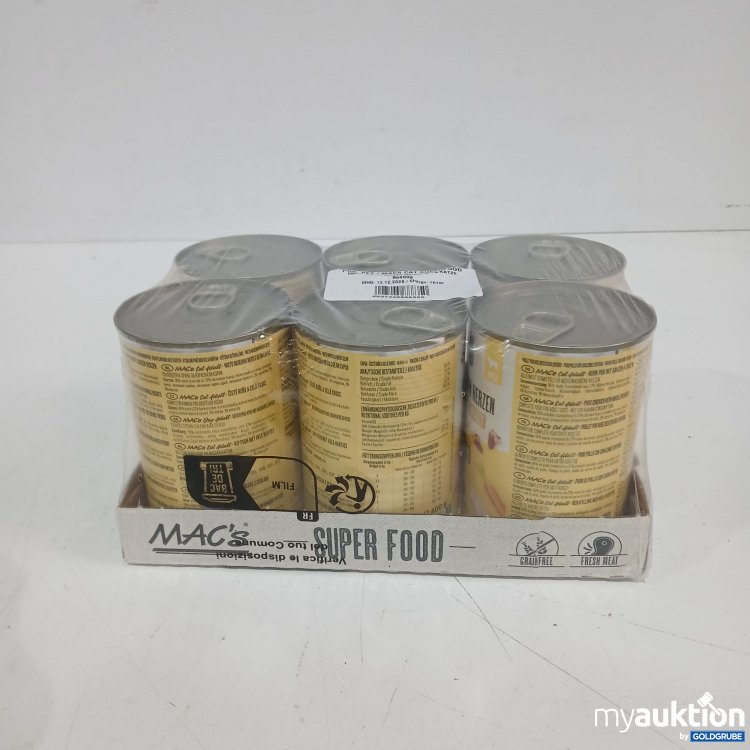 Artikel Nr. 939063 Artikel Nr. 939063: Mac's Super Food Huhn Pur mit harten Herzen 6x400g